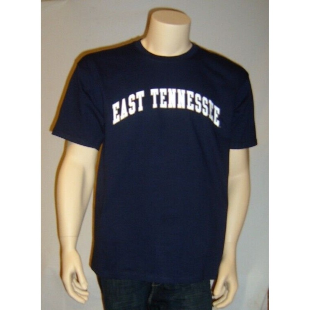 East Tennessee State University T Shirt Adult Sizes Navy Blue Buccaneers  NCAA